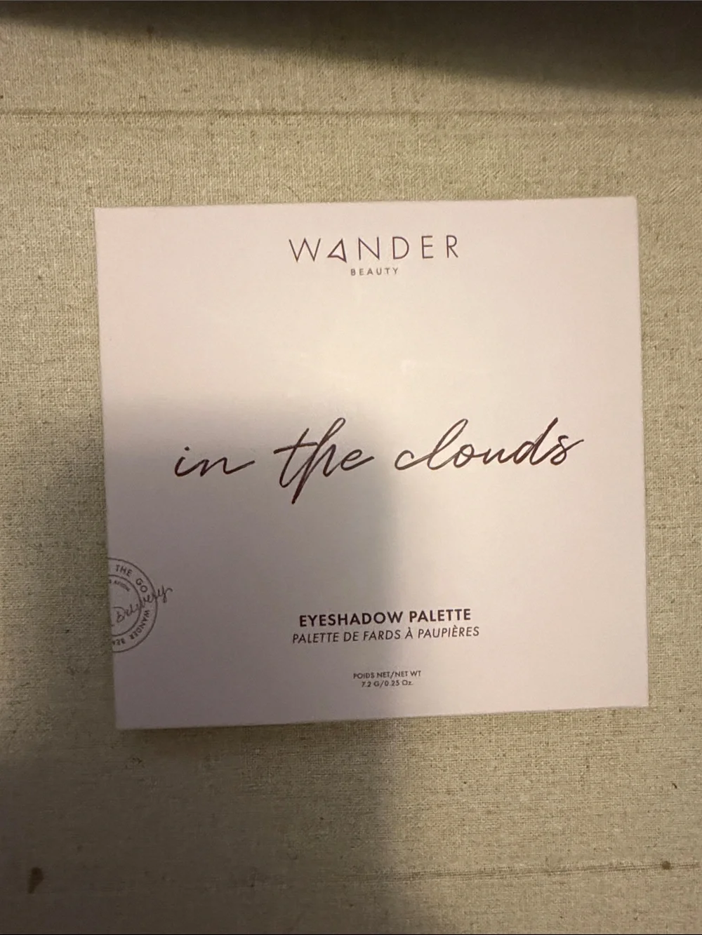Wander Beauty In The Clouds Eyeshadow Palette - NEW